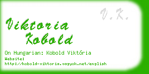 viktoria kobold business card